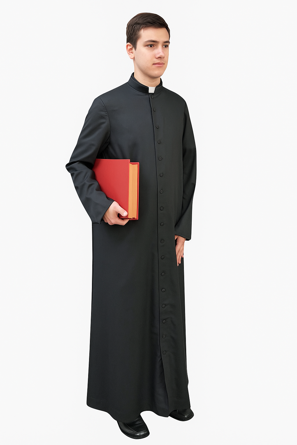 Soutane noire pour servant d'autel adulte
