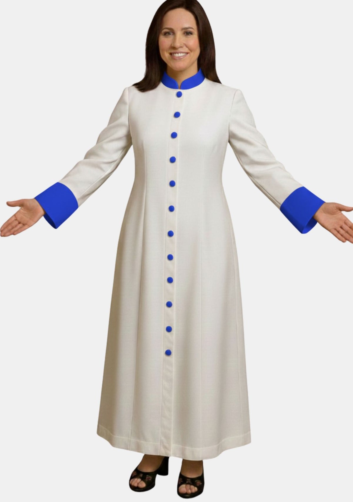 Robe prophétique bleu royal du clergé