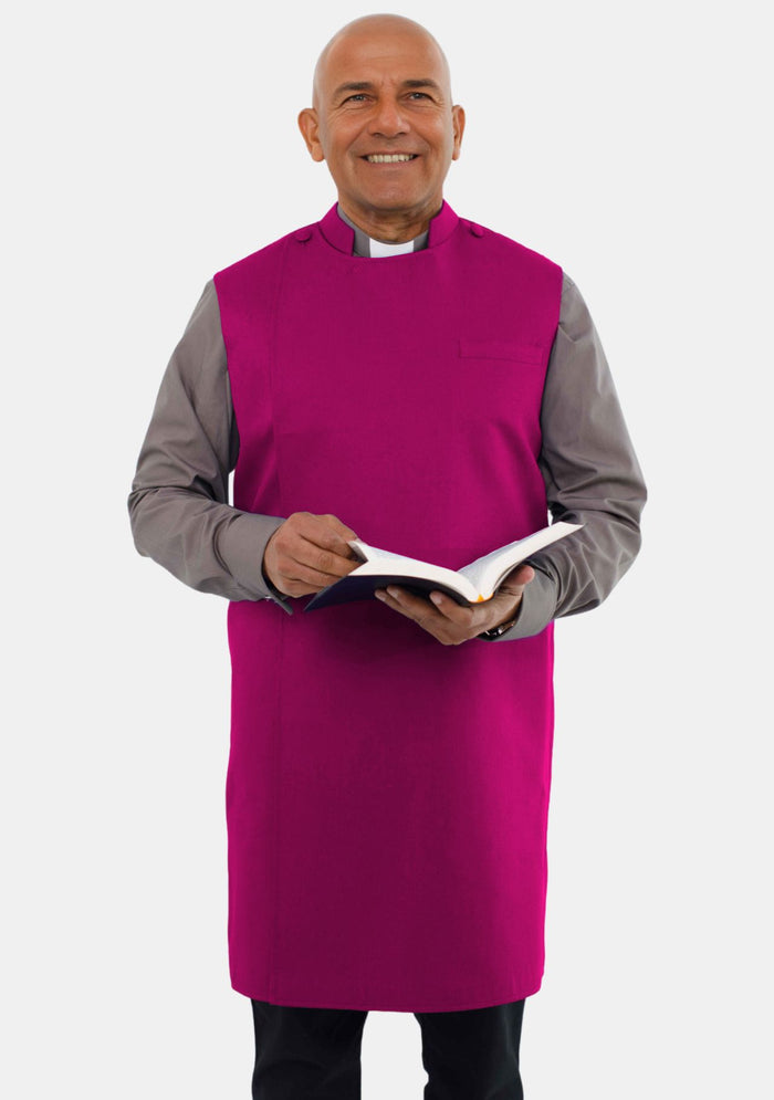 Tablier de prêtre éphod rouge violet pour homme