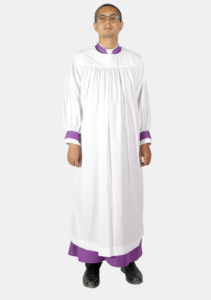 Rochet violet romain pour homme