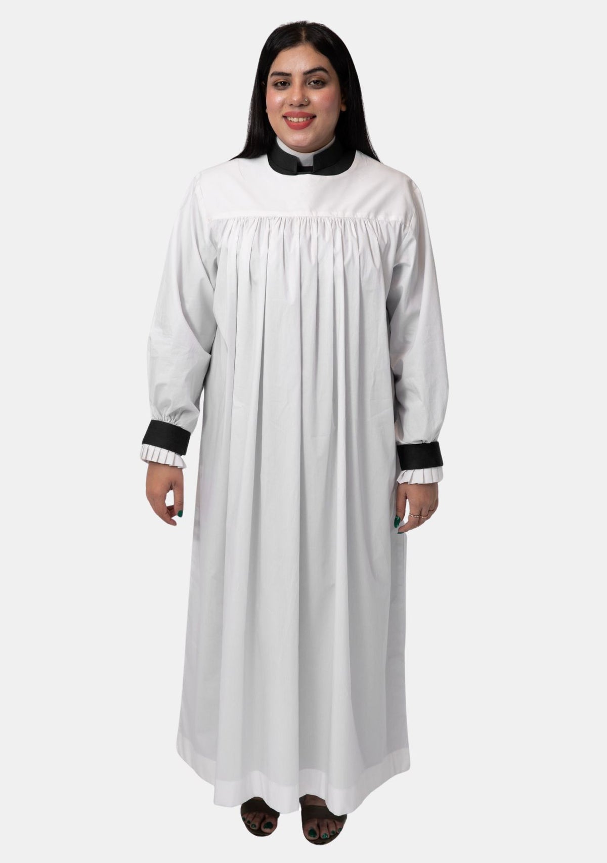 Robe Rochet blanche flatteuse pour femme
