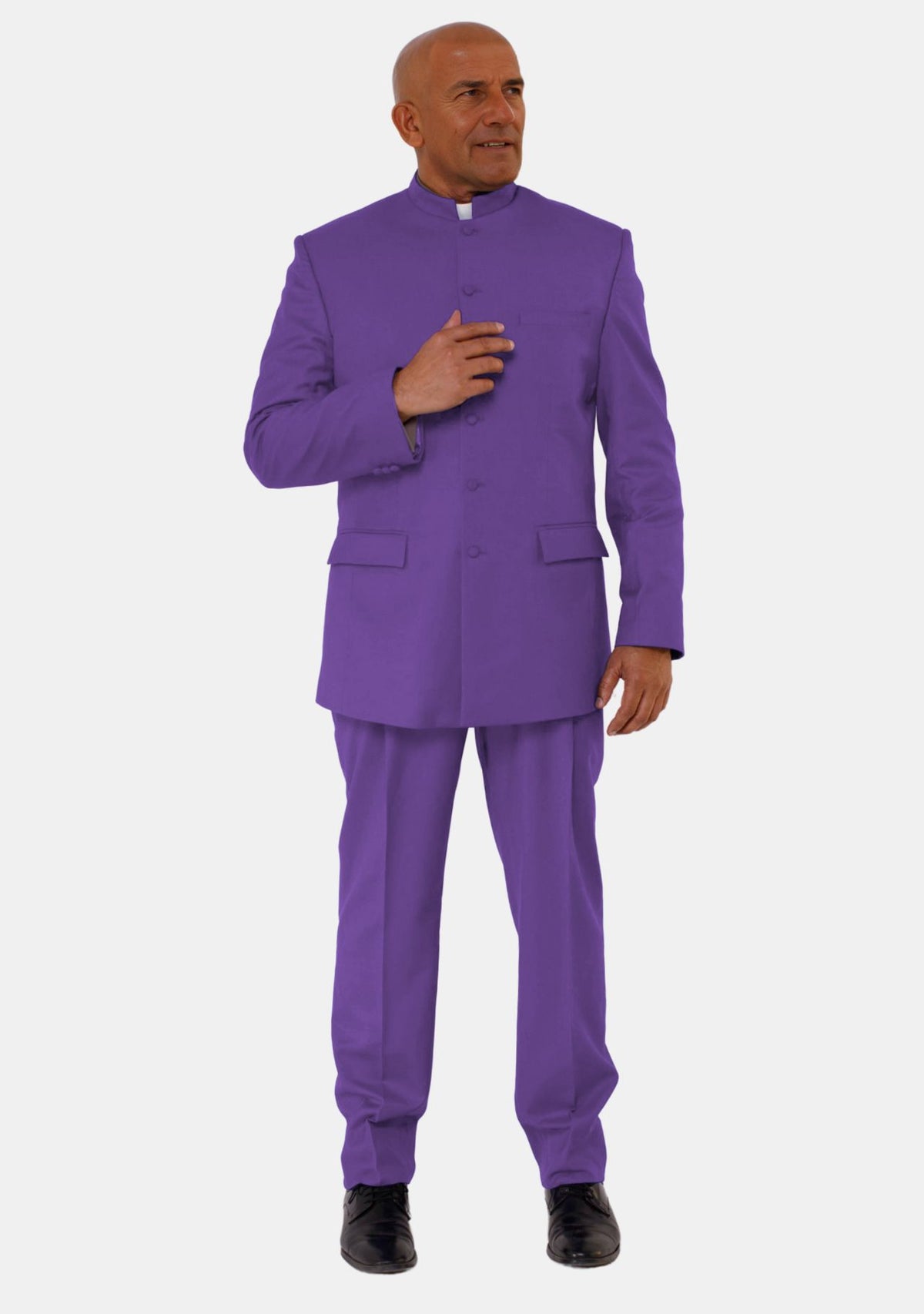 Costume d'évêque à col à bandes eClergy
