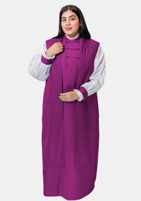 Chimère femelle rouge et violette à 3 bandes pour évêques