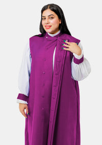 Chimère femelle rouge et violette à 3 bandes pour évêques