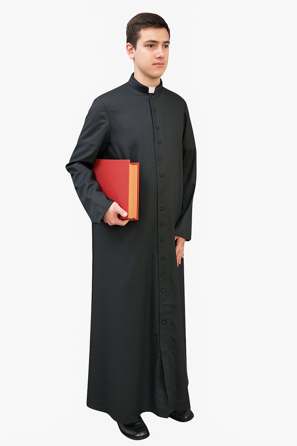 Soutane noire pour servant d'autel adulte