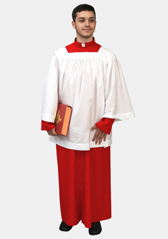 Soutane et surplis pour servant d'autel adulte