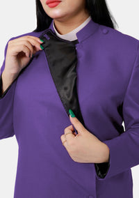 Soutane violette romaine anglicane pour femmes