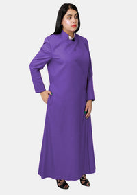 Soutane violette romaine anglicane pour femmes