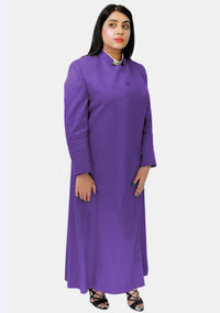 Soutane violette romaine anglicane pour femmes