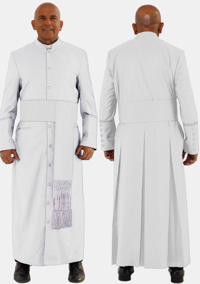 Robe eClergys pour homme blanche