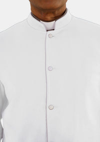 Robe eClergys pour homme blanche