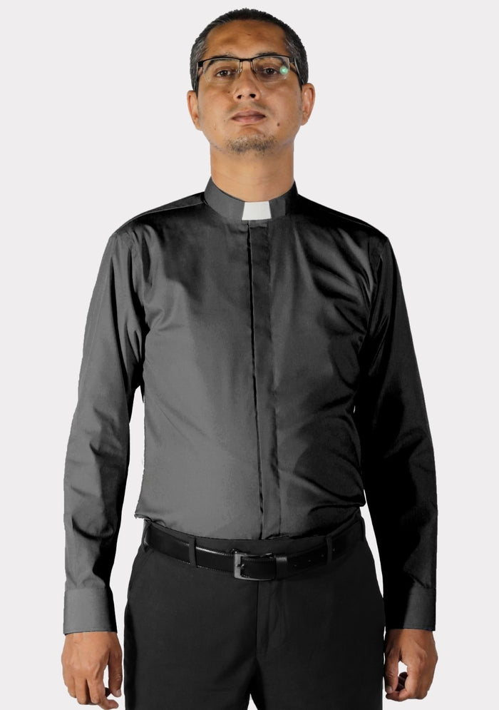 Chemise à col rabattu Priest