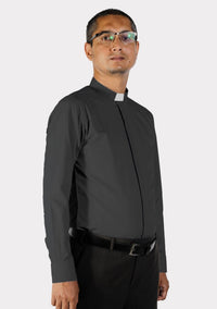 Chemise à col rabattu Priest