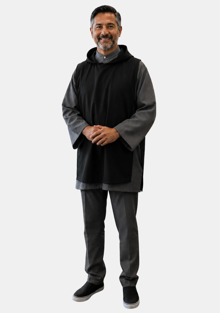 Robe de moine franciscaine marron 