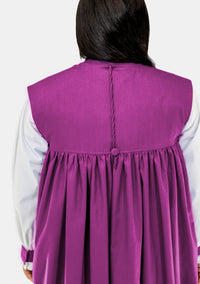 Ensemble Chimère et Rochet Rouge Violet pour Femme