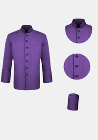 Veste violette romaine du clergé électronique