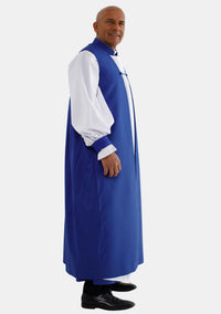 Ensemble Chimère et Rochet bleu roi pour homme