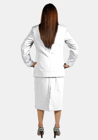 Tailleur-jupe clérical blanc eClergy