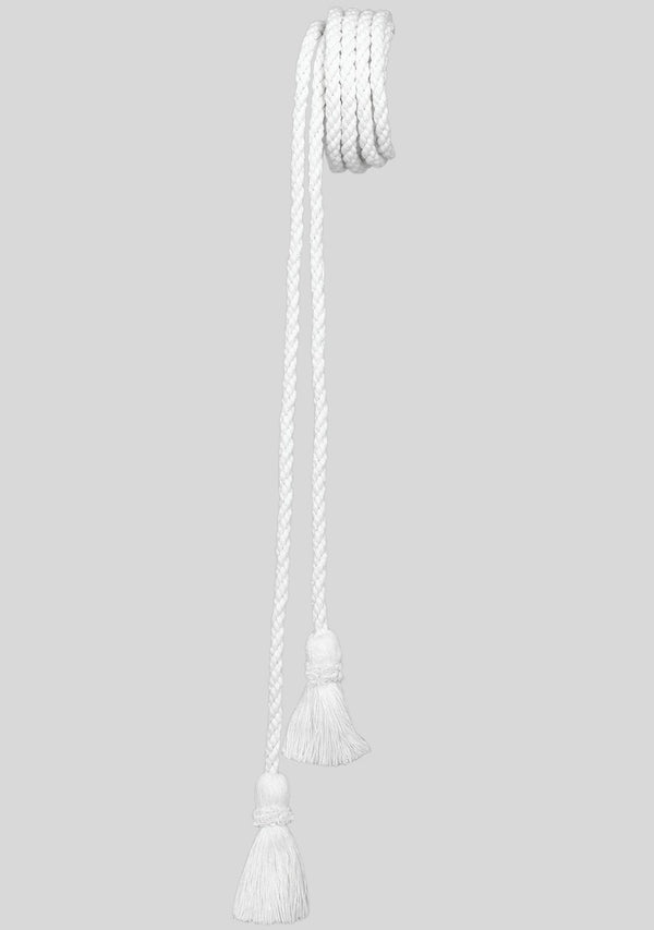 Corde blanche pour la taille