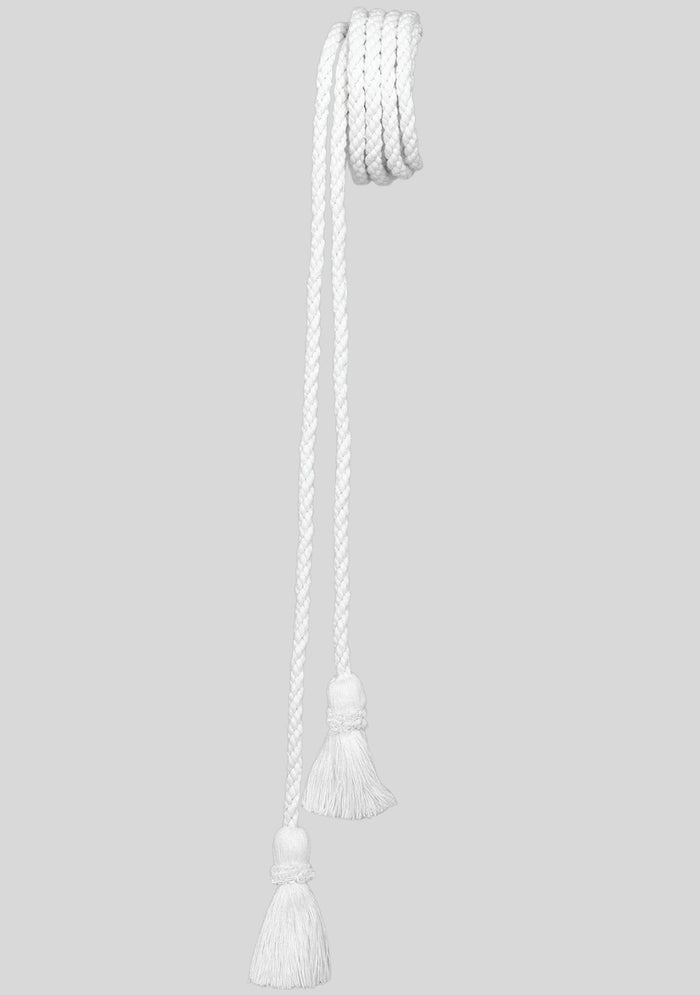 Corde blanche pour la taille