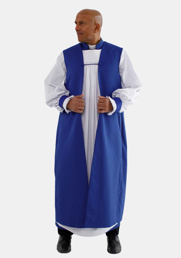 Chimère anglicane bleu royal pour homme