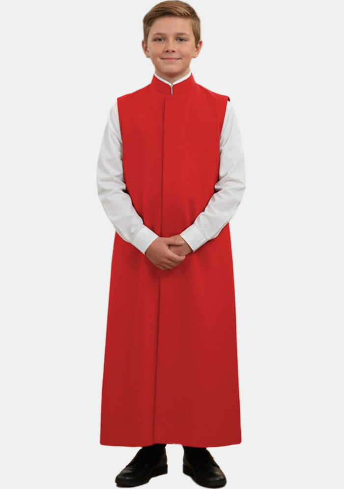 Soutane d'assistant d'autel rouge