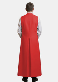 Soutane d'assistant d'autel rouge
