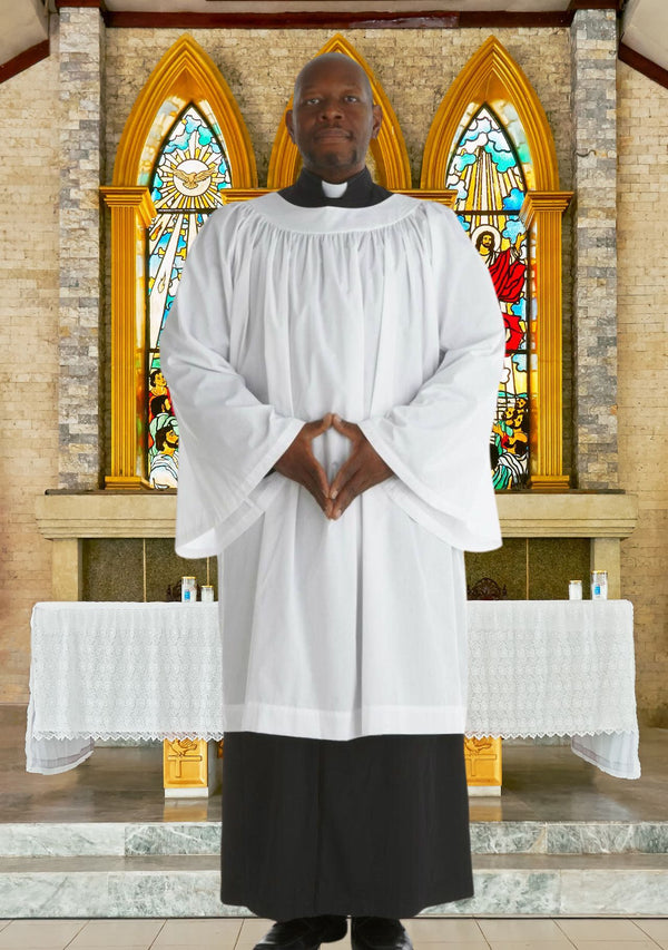 Surplis anglican du clergé divinement électronique