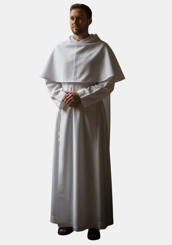 Robe de moine franciscaine marron 