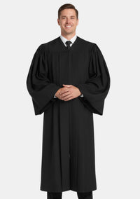 Robe de chaire noire de pasteur de Genève