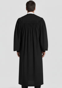 Robe de chaire noire de pasteur de Genève