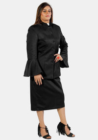 Costume eClergy à manches évasées noir