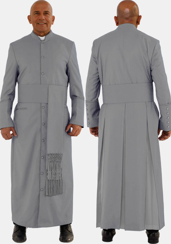 Robe pastorale grise pour homme