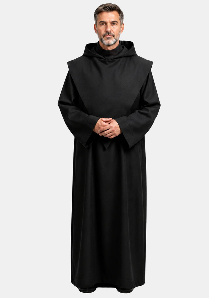 Robe de moine franciscaine marron 