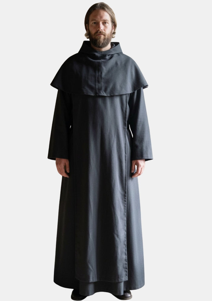 Robe de moine franciscaine marron 