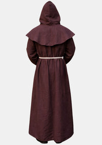 Robe de moine franciscaine marron 