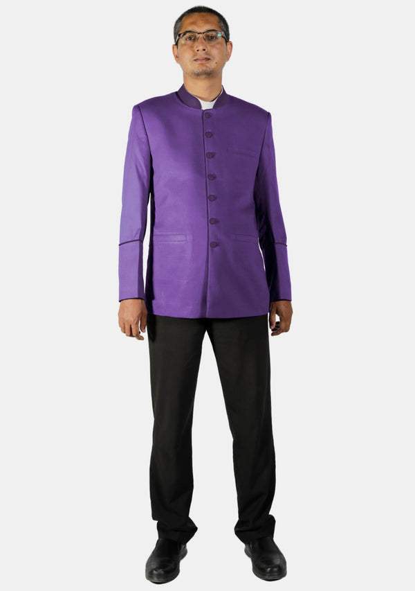 Veste violette romaine du clergé électronique