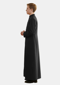 Soutane noire d'assistant d'autel