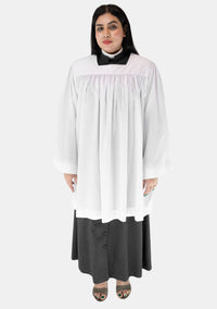 Surplis pour femme à col carré