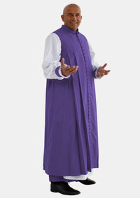 Liam 33 boutons romains violets Clergy Chimere pour homme