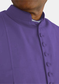 Liam 33 boutons romains violets Clergy Chimere pour homme