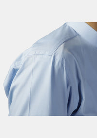 Chemise eClergy bleu clair à col rabattu