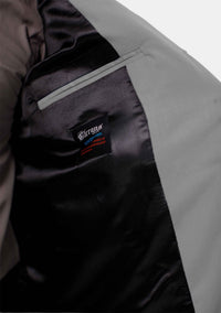 Gilet long gris pour homme, style clergé