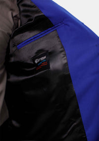 Gilet long pour homme, style clergé, bleu roi