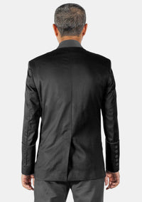Veste noire du clergé avec bénédiction d'Isaac