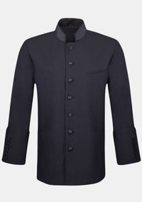Veste noire du clergé avec bénédiction d'Isaac