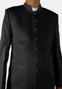 Veste noire du clergé avec bénédiction d'Isaac
