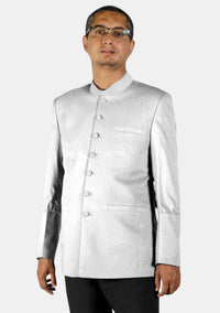 Veste de ministre Abraham Legacy blanche pour homme