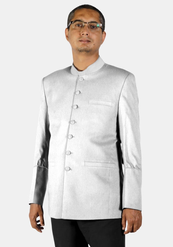 Veste de ministre Abraham Legacy blanche pour homme