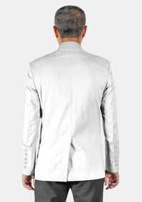 Veste de ministre Abraham Legacy blanche pour homme